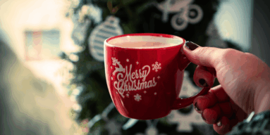 xmas coffee mug